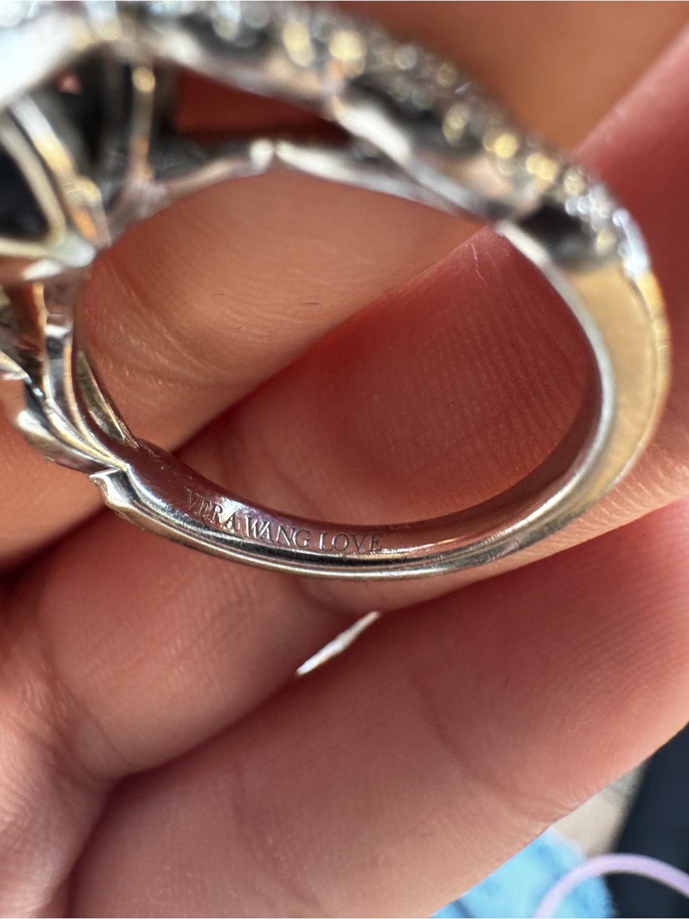 Vera Wang Love Collection Marquise Engagement Ring - Picture 9 of 16